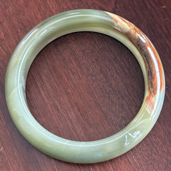 Original Onyx Natural Marble Bracelet/Bangles - Elegant Stone Jewelry for Women - Picture 7 of 11